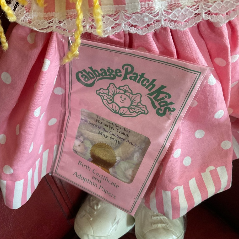 2004 Cabbage Patch Kids Doll, Krista Lisa, Born May 29th, Xavier Roberts - Picture 6 of 13